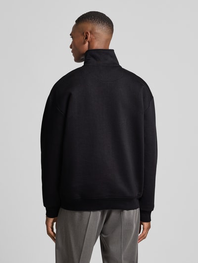 MCNEAL Regular fit schipperstrui met ritssluiting Zwart - 5