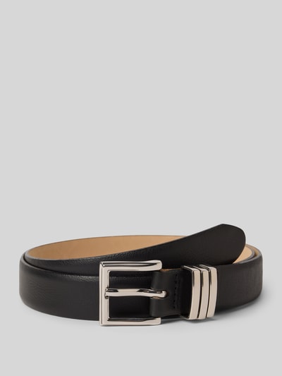 Weinmann Gürtel aus Nappaleder mit Dornschließe BLACK 1