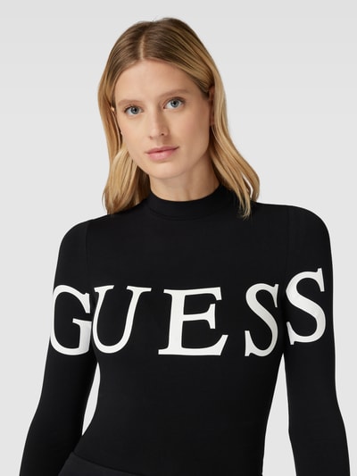 Guess Activewear Body z nadrukiem z logo model ‘GIULIA’ Czarny 3