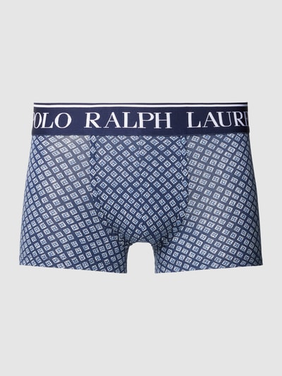 Polo Ralph Lauren Underwear Trunks mit Label-Bund Modell 'BAYBERRY' Marine 1