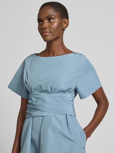 Weekend Max Mara Vloeiende vrijetijdsjurk met katoen model 'PIOPPO' Lichtblauw - 3