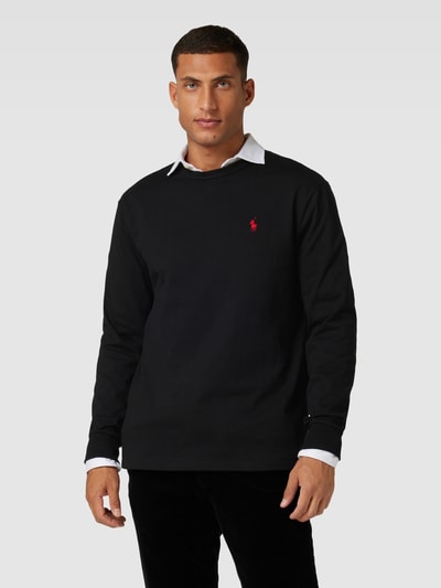 Polo Ralph Lauren Longsleeve mit Logo-Stitching Black 4