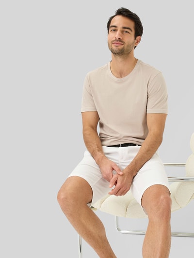 Brax Regular Fit Bermuda aus Baumwoll-Mix Weiss 3