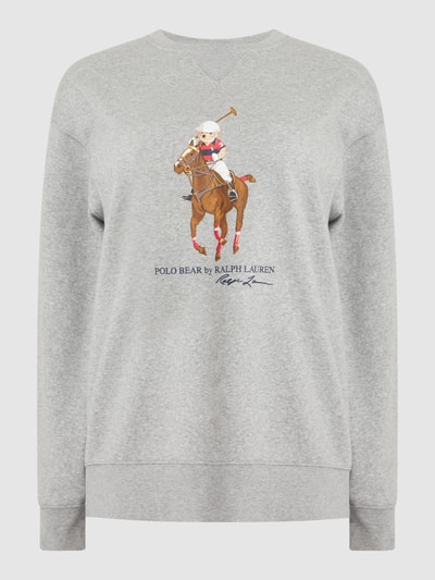 Polo Ralph Lauren Big & Tall PLUS SIZE Sweatshirt mit 'Polo Bear'-Print  Mittelgrau Melange 1