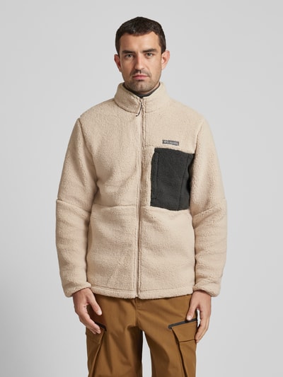 COLUMBIA Sherpa Jacket mit Label-Patch Beige 4