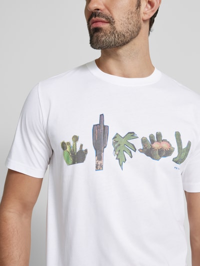 PAUL SMITH T-Shirt mit Motiv-Print Offwhite 3