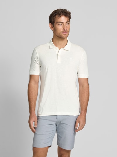Marc O'Polo Regular fit poloshirt van puur katoen Offwhite - 4
