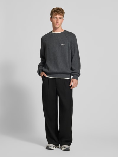 PROHIBITED Bundfaltenhose mit Gesäßtaschen Modell 'HERITAGE' Black 1