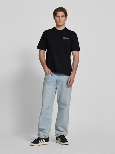 Dickies T-shirt met labelprint model 'FAIRLAWN' Zwart - 1