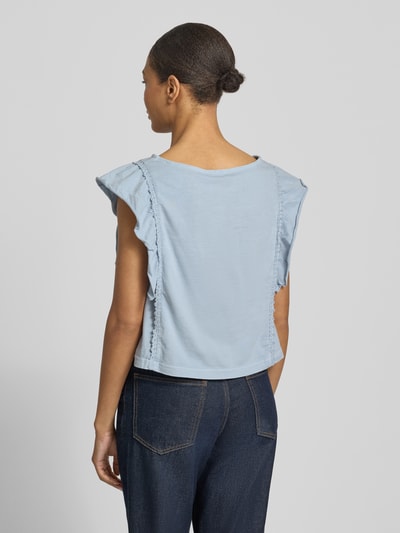 DRYKORN T-Shirt mit Schmetterlingsärmeln Modell 'MIRIEL' Hellblau 5