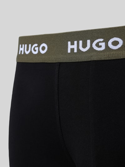 HUGO Boxershort met band met label in een set van 3 stuks Zwart - 2