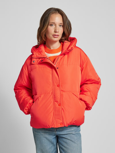 ICHI Steppjacke mit Kapuze Modell 'HIVOZA' Rot 4