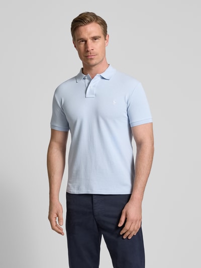 Polo Ralph Lauren Poloshirt mit Label-Stitching Hellblau 4