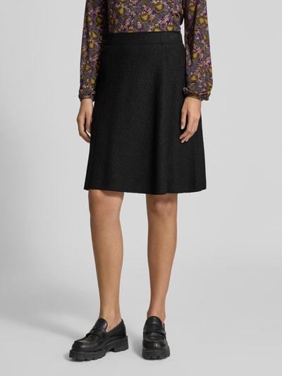 Christian Berg Woman Spódnica o długości do kolan z zakładkami Czarny 4