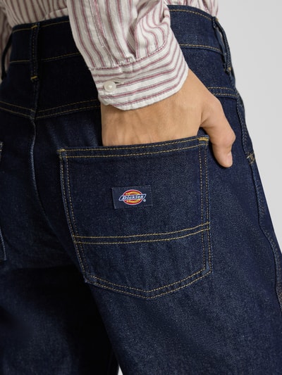 Dickies Jeansy o kroju regular fit z 5 kieszeniami model ‘HOUSTON’ Jeansowy niebieski 3
