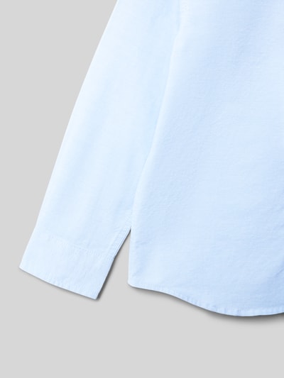 Mango Relaxed Fit Hemd mit Button-Down-Kragen Modell 'Oxford' Bleu 2