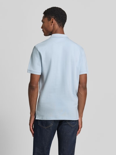 Tom Tailor Regular Fit Poloshirt aus reiner Baumwolle Hellblau 5