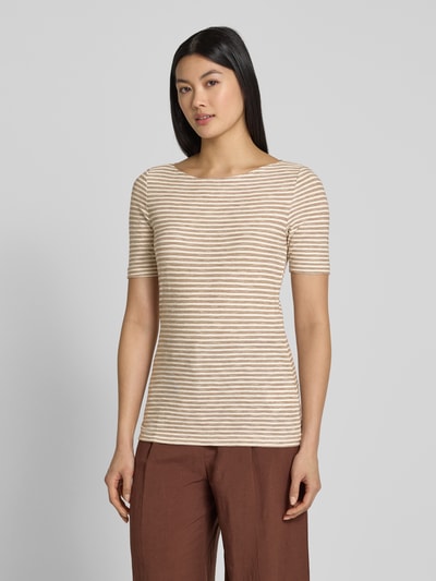 Marc O'Polo Regular fit T-shirt van puur katoen Beige - 4