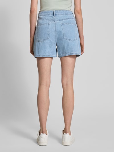 Pieces Regular fit korte jeans van katoenmix, model 'ABBI' Lichtblauw - 5