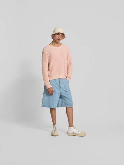 WON HUNDRED Oversized Pullover in Strick-Optik Rosa 1