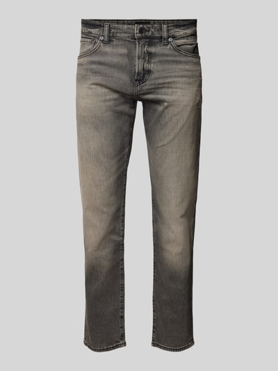 BOSS Orange Regular Fit Jeans im 5-Pocket-Design Modell 'RE.MAINE BO' Dunkelgrau 2