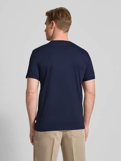 Les Deux T-Shirt mit Rundhalsausschnitt Modell 'Norregaard' Marine 5