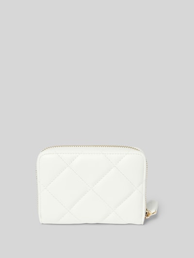 VALENTINO BAGS Portemonnaie mit Label-Applikation Modell 'OCARINA' Weiss 2