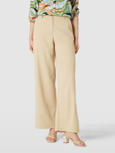 Vero Moda Stoffen broek met Franse steekzakken, model 'RIKAHAI' Beige - 4