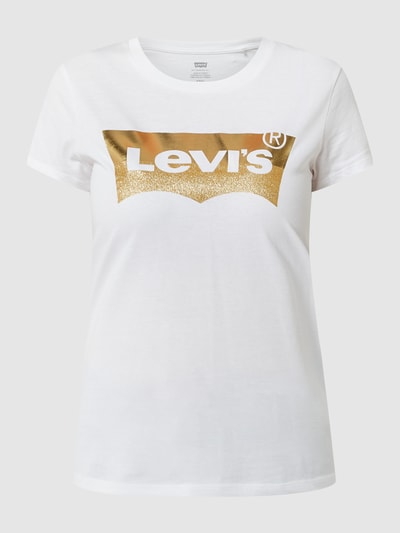 Levi's® T-shirt z nadrukiem z logo  Biały 2