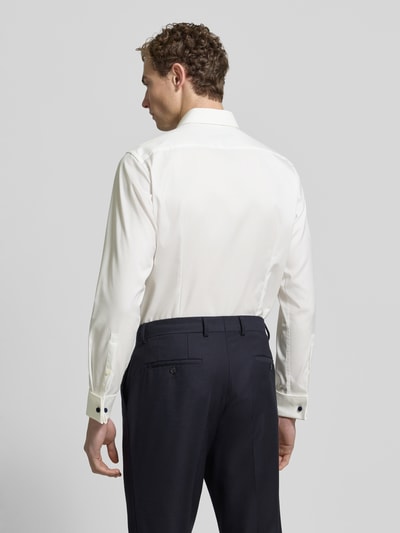 Jake*s Regular Fit Smokinghemd aus Feintwill Ecru 5