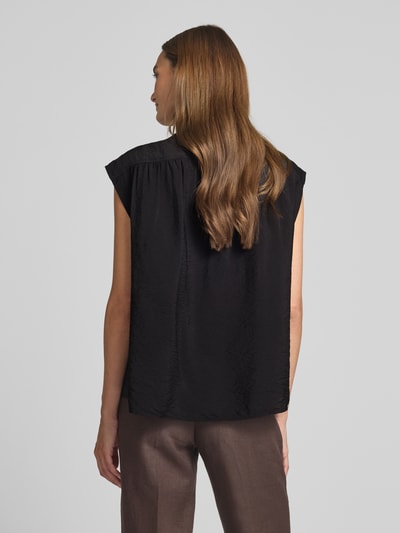 s.Oliver RED LABEL Top bluzkowy o luźnym kroju z mieszanki wiskozy Czarny 5