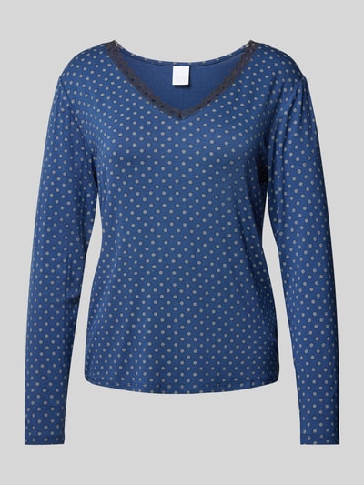 CCDK Copenhagen Longsleeve mit Spitzenbesatz Modell 'Jordan' Blau 2