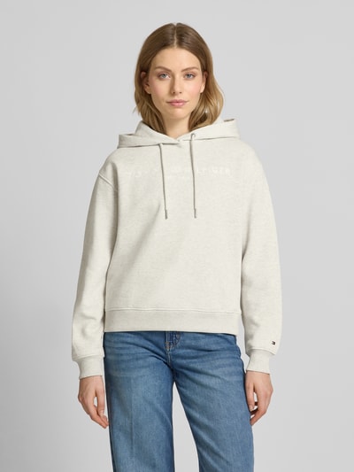 Tommy Hilfiger Hoodie mit Label-Stitching Sand Melange 4