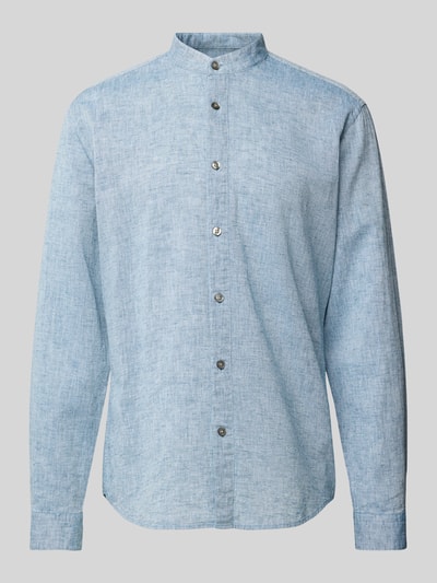 Strellson Vrijetijdsoverhemd met opstaande kraag, model 'Cornel' Turquoise - 2