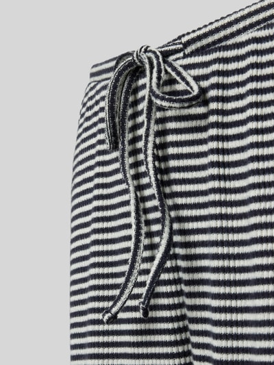 Jake*s Casual Lounge-Hose mit Streifenmuster Dunkelblau 2
