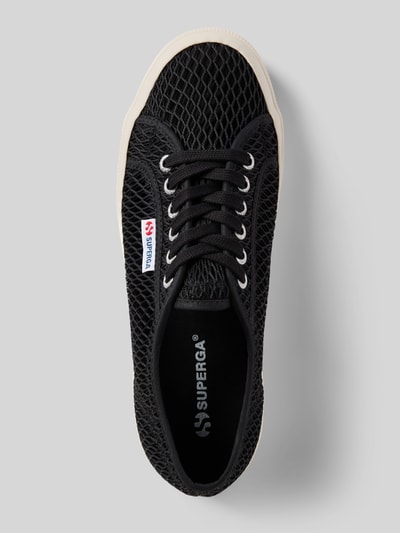 Superga Sneakersy z półprzezroczystego materiału Czarny 3