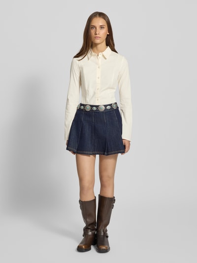 Review Hemdbluse mit Knopfleiste Weiss 1