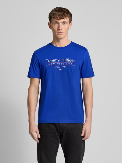 Tommy Hilfiger T-Shirt mit Label-Print Royal 4