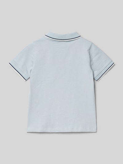 Name It Poloshirt mit gerippten Abschlüssen Modell 'NMMDAKAN' Bleu 3