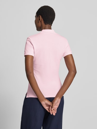 Polo Ralph Lauren Slim Fit Poloshirt aus Baumwoll-Mix Hellrosa 5