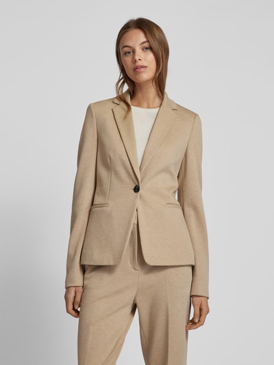 Jake*s Collection Blazer met strookzakken Zand - 4