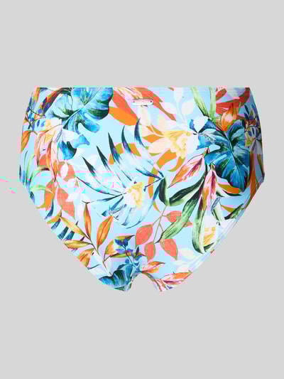 VENICE BEACH Bikinihose mit floralem Allover-Print Modell 'Caru' Hellblau 3
