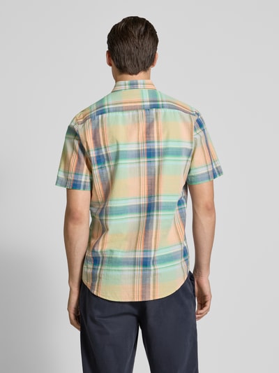 Lerros Straight Fit Freizeithemd mit Kentkragen Orange 5