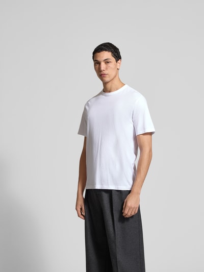 Officine Générale Regular Fit T-Shirt aus reiner Baumwolle Weiss 4