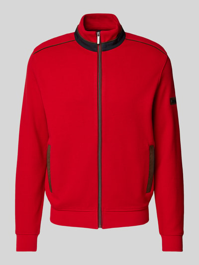 bugatti Sweatjacke mit Stehkragen Rot 2