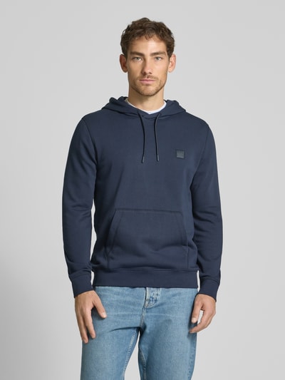 BOSS Orange Hoodie mit Label-Detail Modell 'Wetalk' Marine 4