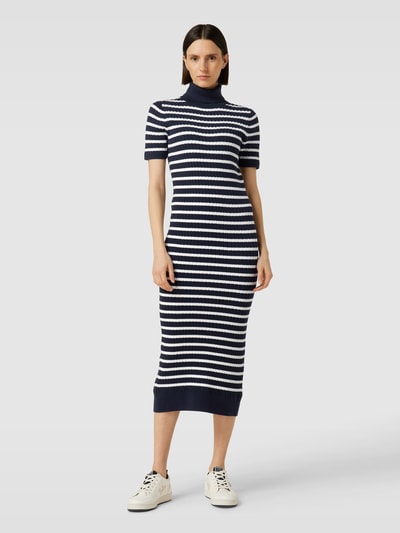 Tommy Hilfiger Strickkleid mit Streifenmuster Marine 4