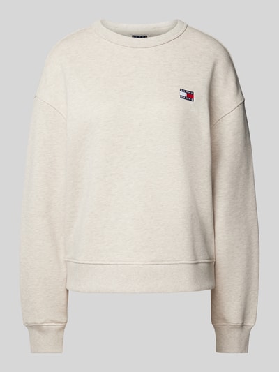 Tommy Jeans Sweatshirt mit gerippten Abschlüssen Beige 2