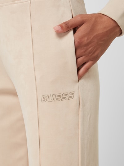 Guess Activewear Jogpants mit Logo-Applikation Modell 'Euphemia'  Taupe 3