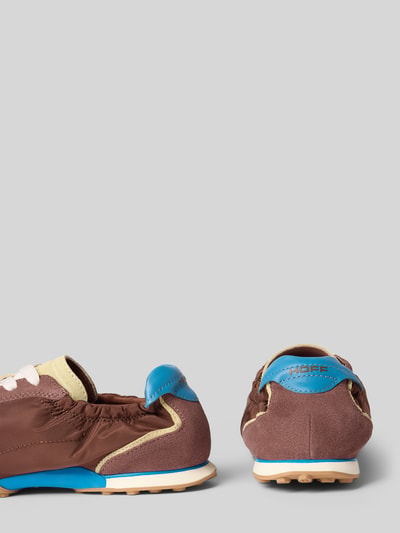 HOFF Sneaker aus Leder-Mix mit Logo-Detail Modell 'Bridge' Mittelbraun 2